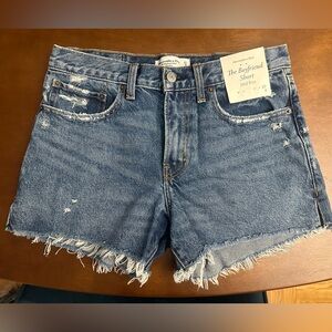 Abercrombie & Fitch Blue Denim Shorts